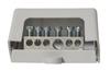 Equipotential Busbar PA6, base, cover, 2x (6..25mm², 5x 1,5..6mm²), Pollmann