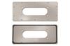 Cable Entry Plate FL21, 210x110| perforated, incl. mounting accessories, 2pcs/pck, grey