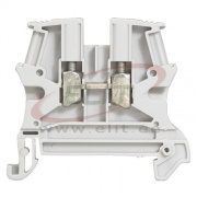 Feed-through Terminal Viking™3, 4mm² 32A 800V, pitch 6mm, grey