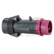 Plug Hypra, 2P 16A 25VAC, plastic, IP44