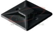 Liimankur MB 1212, 12x12mm, 80N, -40..85°C, Polyamide 6.6, UL94 V2, UV resistant, 100pcs/pck, must