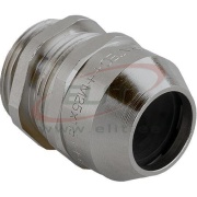 Cable Gland Syntec, M40x1.5, ø15..23mm| 1piece sealing insert, wrench 46mm, thread 8mm, -40..100°C, nickel-plated brass ^TPE ^NBR ^PA6, incl. O-ring, CE/UL/VDE, IP68