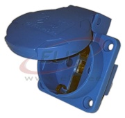 Kilbipesa, 2P+E Schuko 16A 250VAC, kompl. tihend, IP54, MaxPro, sinine