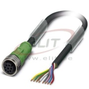 Sensor/actuator Cable SAC-8P-5.0-PUR/M12FS, 1pcs/pck, Phoenix