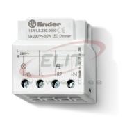 Dimmer 15.91, 1NO 100W 230V 45..65Hz, 50W LED, lineaarne reguleerimine, paigaldus seadmetoosi