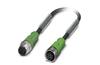Sensor/actuator Cable SAC-4P-M12MS/3.0-PUR/M12FS, 1pcs/pck, Phoenix