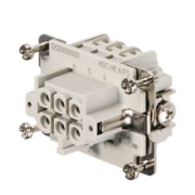 Insert HDC S4 BAS, female, size3, 4P 40A 1000V