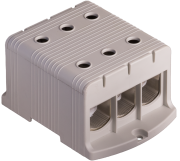 Hargnemisklemm Al/Cu UK240/3A, 1P (6holes) 35-240mm² 760/850A 1000VAC/ 1500VDC, Hex8 26Nm 35..120mm²/ 46Nm 150..240mm², panel mount, MaxPro, hall