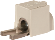 Busbar Connection Terminal AS/25-GN gr, 2.5..25mm², fork, grey