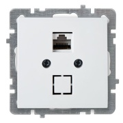 Andmesidepesa Touran, RJ45 cat.5e, süvis, Nilson, valge