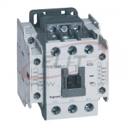 Kontaktor CTX³ 40, 18.5kW 40/60A 3x400VAC, aux. 2NO, 2NC 16A 240VAC, cv 24VAC, TS35/ panel mount