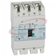 Kompaktkaitselüliti DPX³ 250, 250A 3x 415VAC 50kA, therm. 0.8..1In, magn. 5..10In, incl. screws/ bar clamps/ lugs screws, panel mount