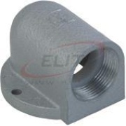 Flanged Elbow 90°, 3x PG16, zinc diecasting, NBR, -40..100°C, IP65, Agro, hammerhall enamel
