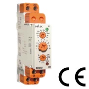 Aegrelee 600XU, 13 funktsiooni, 1SPDT 5A 250V 0.1s..3h, cv 12..240VDC / 20..240VAC, 17.5mm, TS35, Selec