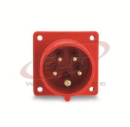 Kilbipistik, 3P+N+E 16A 415VAC, IP44, MaxPro, punane
