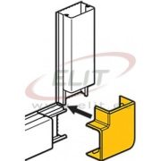 L-nurk DLP-S, 32x16mm, Legrand, valge