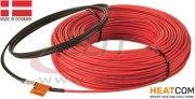 Põrandaküttekaabel Ø5,0mm 20W/m 100,0m 2000W, 26,5Ω 8,7A 230V, cold cable 2,5m, Heatcom
