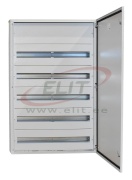 Jaotuskilp JXJ, 5x 33M, 160A 400VAC, 700x1035x140mm, ülemised, alumised kaabli sisestusplaadid, tsingitud terasplekk, -5..40°C, 4x FL21, Jumax JXJ 165-33, IP44 IK10, MaxPro, kivihall