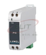 DC Signaalimuundur/-eraldaja P10, input 0..20mA, output 4..20mA, sv 24..60VAC/DC, TS35, Lumel