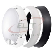 LED plafoon ZURI 14W 1100lm 120° D220 4000K IP54 PC, liikumisanduriga, must-valge, Emos