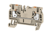 Pist-riviklemm A2C 2.5, 1-tier, 2.5mm² 24A 800V, push-in, Weidmüller, beež