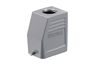 Hood HDC 16D TOLU 1M25G, size 3, cable entry from top, end-locking clamp, lower side, -40..125°C, diecast alumiinium, M25, IP65