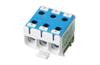 Hargnemisklemm UK50/3N, 1P (6ava) 2.5-50mm² 145/160A, 5pcs/pck, TS35, MaxPRO, sinine