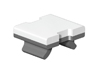 Lint-marker DEK 5/6 MM WS, PC-ABS + TPU, –40..90°C, V2, HF, Weidmüller, valge