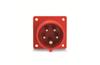 Kilbipistik, 3P+N+E 16A 415VAC, IP44, MaxPro, punane