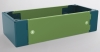 Soklikülg ECZP, integrated corner, 100Hx300D, incl. accessories, C3M| epoxy resin layer, 2pcs/pck, ocean blue