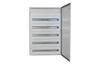 Jaotuskilp JXJ, 5x 33M, 160A 400VAC, 700x1035x140mm, ülemised, alumised kaabli sisestusplaadid, tsingitud terasplekk, -5..40°C, 4x FL21, Jumax JXJ 165-33, IP44 IK10, MaxPro, kivihall