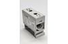Hargnemisklemm Al/Cu TBA, 1P (2holes) 2.5-50mm² 145/160A 1000VAC/1500VDC, 35mm DIN-rail, Koral, grey