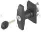 Pöördlukk T, key, rod system