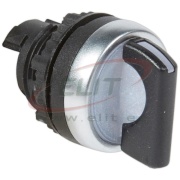 Selector Switch Osmoz, head| ill., 0-1 0-45°, ø22.5mm, IP66/69K IK05, Legrand, white, black