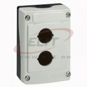 Control Box 2x ø22.5mm, 2x M16/20, IP66 IK07, Legrand, grey