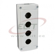 Control Box 4x ø22.5mm, 2x M16/20, IP66 IK07, Legrand, grey