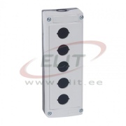 Control Box 5x ø22.5mm, 2x M16/20, IP66 IK07, Legrand, grey