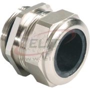 Cable Gland Progress MS, M50x1.5, ø37..42mm| 1piece sealing insert, overall length insulated, wrench 55mm, thread 5mm, -40..100°C, nickel-plated brass, TPE, NBR, incl. O-ring, CE/UL/VDE, IP68/69, Agro