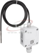 Calibratable Temperature Measuring Transducer THERMASGARD® HFTM-I, 8 range (-40..150°C), 0point cor. (±10°K), output 4..20mA, Pt1000 cl.B, 2/3wire, -30..70°C, ss1.4571 V4A Ø6mm L50mm, cv 15..36VDC, IP65