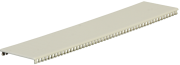 Blanking-off Plate ZA 2, H45mm, 1000mm, light grey