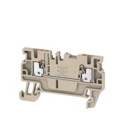 Feed-through Terminal Block A2C 1.5, 1-tier, 1.5mm² 17.5A 500V, push-in, beige
