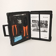 Coaxial Cable Tool Kit, quad-shield