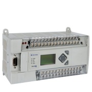 Controller MicroLogix1400, 32-ch. 20I/12O, 20kB RAM, Ethernet/RS232/RS485/RS232C/DF1/DH-485/ASCII, Modbus RTU, 10..24VDC, TS35