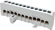 L-terminal A12-F2, 12x16mm², 63A 690V, touch-proof, TS35, Z2, grey
