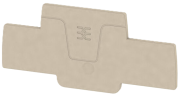 End Plate AEP 2T 1.5, beige