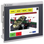 HMI Terminal PanelView 800, 10-in. color TFT LCD, touchscreen, RS232, RS422/RS485, sv 24VDC, IP65, NEMA4X/12/13