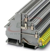 Installation Ground Terminal Block VIOK 1.5-D/TG/D/PE, 50pcs/pck, Phoenix
