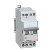 Changeover Switch CX³, 1-0-2 32A 2x250VAC, 2M