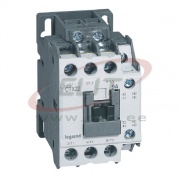 Contactor CTX³ 22, 4kW 9/25A 3x400VAC, aux. 1NO, 1NC 16A 240VAC, cv 24VAC, TS35, panel mount, Legrand