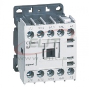 Mini Contactors CTXmini, 4kW 9/20A 3x400VAC, 1NO 10A 240VAC, cv 24VAC, TS35 ^panel mount